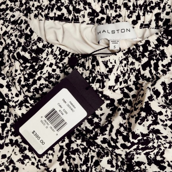 NWT Halston Silk Wide Leg Pants - Picture 2 of 8